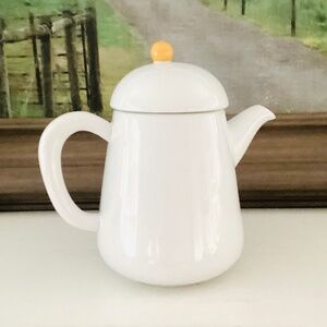 IKEA Sweden Dinera White Coffee/Tea Pot 8 Cup modern minimalist Scandinavian New